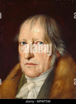 Ritratto di Georg Wilhelm Friedrich Hegel (1770-1831), 1831. Foto Stock