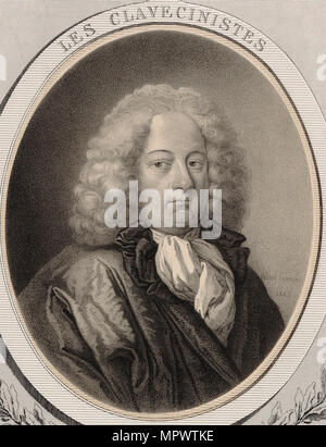 Ritratto del compositore Georg Friedrich Haendel (1685-1759), . Foto Stock