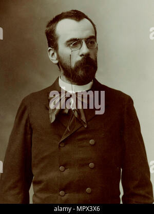 Ritratto del compositore Alfred Bruneau (1857-1934), 1893-1894. Foto Stock