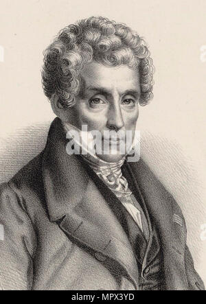 Ritratto del compositore Luigi Cherubini (1760-1842), 1850. Foto Stock