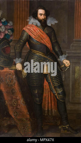 Ritratto del Conte Hendrik van den Bergh (1573-1638), ca 1616. Foto Stock