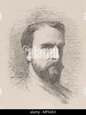 Ritratto del compositore organista Alexandre Georges (1850-1938), 1910. Foto Stock