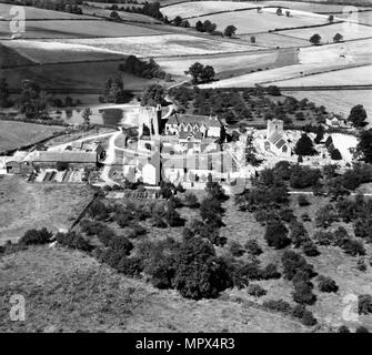 Il castello di Stokesay, Shropshire, 1948. Artista: Aerofilms. Foto Stock