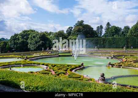 Le terrazze di acqua al Palazzo di Blenheim Foto Stock