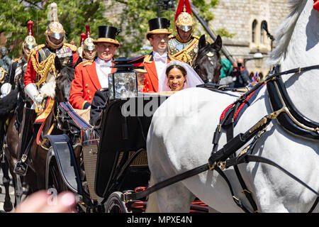 Prezzo Harry e Meghan Markle wedding Maggio 2018 Foto Stock