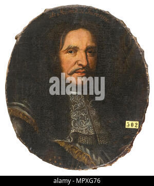 Il maresciallo Henri de La Tour d'Auvergne, vicomte de Turenne (1611-1675). Foto Stock
