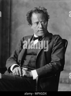 Ritratto di Gustav Mahler (1860-1911), 1900s. Foto Stock