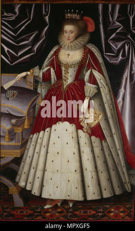 Ritratto di Lucy Russell, contessa di Bedford (1580-1627), née Harington, 1600s. Foto Stock