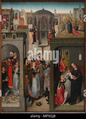 Scene della vita di Santa Caterina, tra 1475 e 1500. Foto Stock