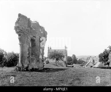 Rovine di Campden House, Chipping Campden, Gloucestershire, 1908. Artista: Henry oggetto di scherno. Foto Stock