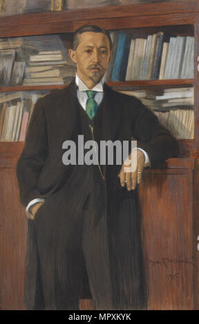 Ritratto dell'autore Ivan Alekseyevich Bunin (1870-1953), 1915. Foto Stock
