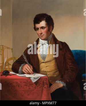 Ritratto di Robert Fulton (1765-1815), 1852. Foto Stock