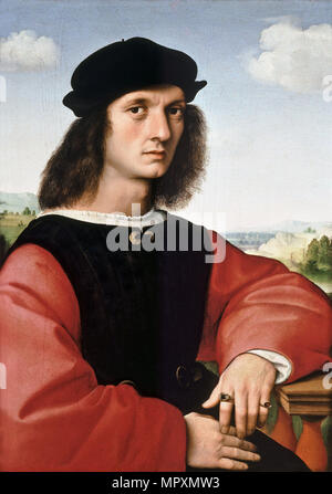 Ritratto di Agnolo Doni , 1506-1507 ca. Foto Stock