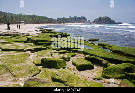 Pantai Klayar Beach, Pacitan, East Java, Indonesia Foto Stock