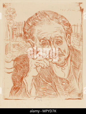 L'Homme à la tubazione (ritratto del dottor Gachet), 1890. Foto Stock