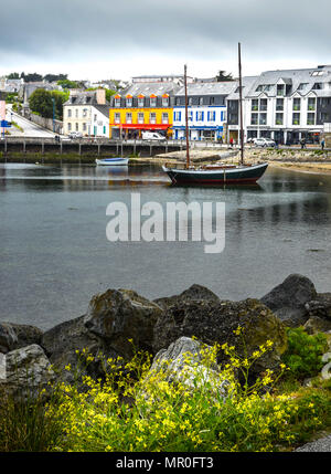 Camaret-sur-Mer porto in Bretagna, Francia Foto Stock