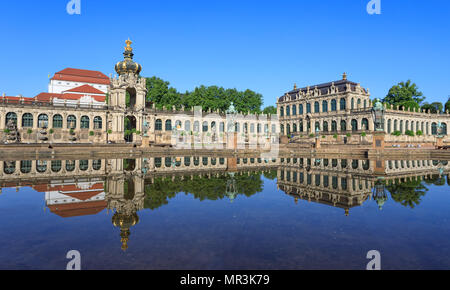 Zwinger di Dresda. Cabinet, Pavilion. 18.05.2018 Germania/Dresden. Foto Stock