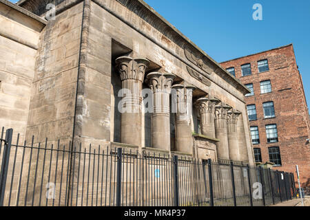 Tempio opere ex mulino di lino in Holbeck, Leeds, West Yorkshire, Regno Unito Foto Stock