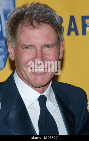 Harrison Ford alla undicesima edizione del premio BAFTA-LA -Britannia Awards presentato da George Lucas presso il Beverly Hilton di Los Angeles. Aprile 12, 2002. FordHarrison25 Red Carpet Event, verticale, STATI UNITI D'AMERICA, industria cinematografica, celebrità, fotografia, Bestof, arte cultura e intrattenimento, Topix celebrità moda / Verticale, meglio di, evento nella vita di Hollywood - California, moquette rossa e dietro le quinte, USA, industria cinematografica, celebrità, movie celebrità, personaggi televisivi, musica celebrità, fotografia, Bestof, arte cultura e intrattenimento, Topix, headshot, verticale, una persona, dall'anno , 2002, inchiesta ts Foto Stock