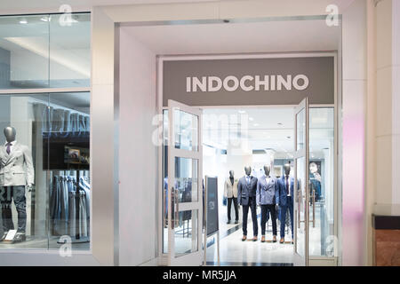 Philadelphia, Pennsylvania, 21 Maggio 2018: indochino negozio di fronte Foto Stock
