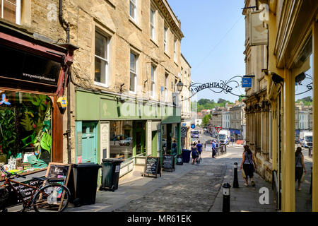 Intorno a Frome un attraente città di Somerset, Inghilterra uk, Catherine Hill. Foto Stock