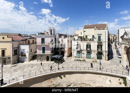 Bitonto, Italia - 05 Maggio 2017: vista della piazza principale a Bitonto, Puglia, Italia Foto Stock