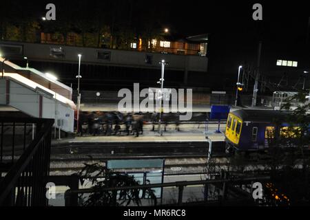 La British Rail Class 319 a West Hampstead Station, a Londra. Foto Stock