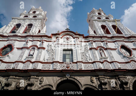 La Compania, il Templo del Espíritu Santo Gesuita della chiesa dello Spirito Santo, Puebla, Messico Foto Stock