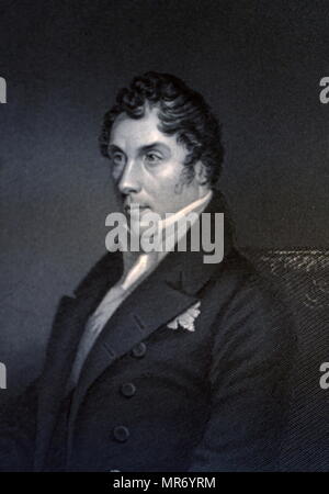 George Hamilton-Gordon, 4° Conte di Aberdeen, (1784 - 1860), uomo politico britannico. Il primo ministro dal 1852 fino al 1855 Foto Stock