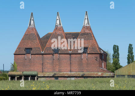 Tre cotti square oast case Foto Stock