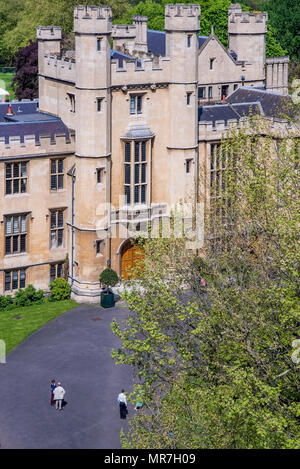 LONDON, Regno Unito - 04 Maggio: Vista di Lambeth Palace architettura tradizionale, home all arcivescovo di Canterbury il 04 maggio 2018 a Londra Foto Stock