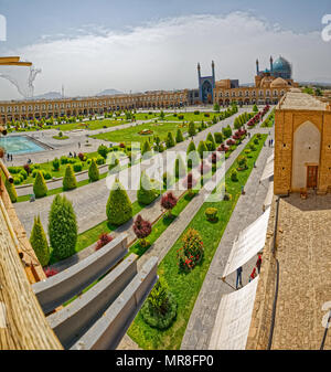 Isfahan Imam antenna quadrata Foto Stock