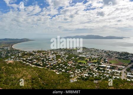 Viste di Townsville da Castle Hill, QLD 4810, Australia Foto Stock