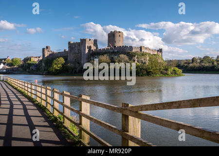 Pembroke Castle Pembroke Pembrokeshire Wales Foto Stock