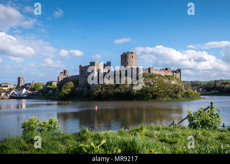 Pembroke Castle Pembroke Pembrokeshire Wales Foto Stock