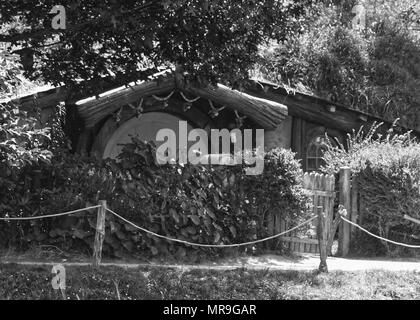 Hobbit foro in Hobbiton, Nuova Zelanda Foto Stock