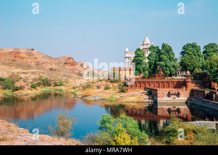 Jaswant Thada architettura storica di Jodhpur, India Foto Stock