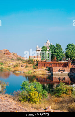 Jaswant Thada architettura storica di Jodhpur, India Foto Stock