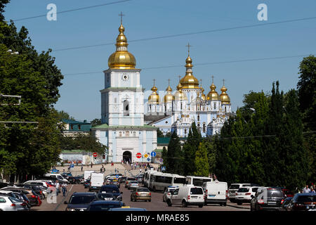 Kiev, Ucraina, 26 maggio 2018. Kiev, Ucraina, 26 maggio 2018. Una vista generale di Kyiv prima della finale di UEFA Champions League match tra il Real Madrid e il Liverpool a Olimpiyskiy National Sports Complex su 26 Maggio 2018 a Kiev, Ucraina. (Foto di Daniel Chesterton/phcimages.com) Credit: Immagini di PHC/Alamy Live News Credit: Immagini di PHC/Alamy Live News Credit: Immagini di PHC/Alamy Live News Foto Stock