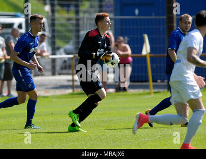 Karlsruhe, Deutschland. 26 Maggio, 2018. TW Yannick Merz (KSC). GES/calcio/Oberliga: Karlsruher SC 2 - FV Ravensburg, 26.05.2018 - | Utilizzo di credito in tutto il mondo: dpa/Alamy Live News Foto Stock