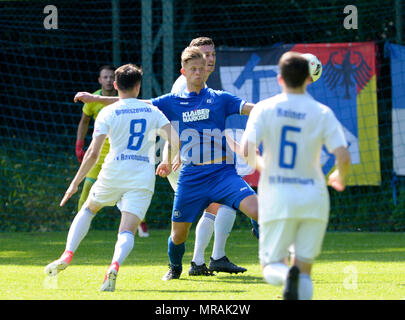 Karlsruhe, Deutschland. 26 Maggio, 2018. Christoph Batke (KSC) (mi). GES/calcio/Oberliga: Karlsruher SC 2 - FV Ravensburg, 26.05.2018 - | Utilizzo di credito in tutto il mondo: dpa/Alamy Live News Foto Stock