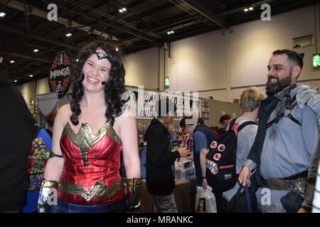 Londra, Regno Unito. 26 Maggio, 2018. Fumetto Con Cosplay Londra 2018 Credit: WatfordLondon/Alamy Live News Foto Stock