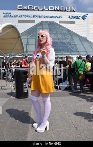 Londra, Regno Unito. 26 Maggio, 2018. Fumetto Con Cosplay Londra 2018 Credit: WatfordLondon/Alamy Live News Foto Stock