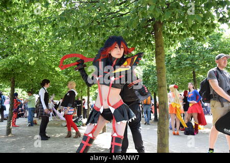 Londra, Regno Unito. 26 Maggio, 2018. Fumetto Con Cosplay Londra 2018 Credit: WatfordLondon/Alamy Live News Foto Stock