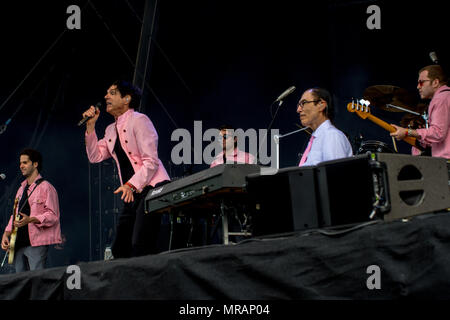 Southampton, Regno Unito. 26 maggio 2018. La formazione di scintille performing credito Houlbrook Jim/ AlamySparks alla gente comune Festival Southampton Hampshire Inghilterra 26 maggio 2018 Credit Jim Houlbrook/ Alamy Foto Stock