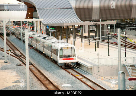 Perth Stadium Stazione ferroviaria - Australia Foto Stock