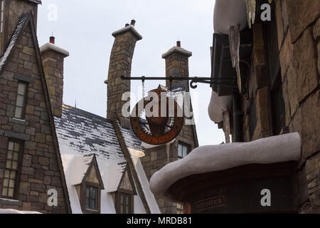 Orlando, Florida, Stati Uniti d'America - 09 Maggio 2018: Il mondo di Wizarding di Harry Potter Foto Stock