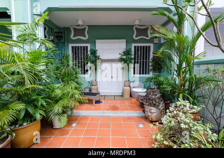 Colorate Peranakan "casa". La parola "' Peranakan utilizzati dalla gente locale dell'Arcipelago Malese per affrontare gli immigrati stranieri. Foto Stock