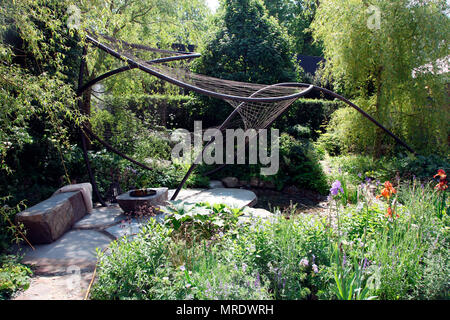 La Wedgwood giardino, mostra giardino da Jo Thompson, RHS Chelsea Flower Show 2018 Foto Stock