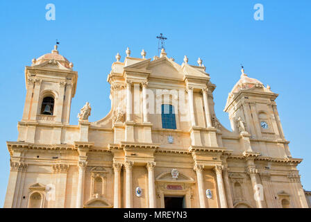 Chiesa barocca di San Francesco in Noto, Sicilia Italia Foto Stock